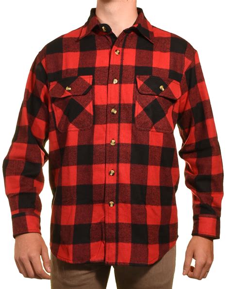 heavyweight flannel shirt for men.